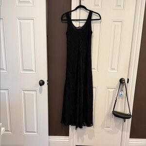 Black Sleeveless Maxi Dress